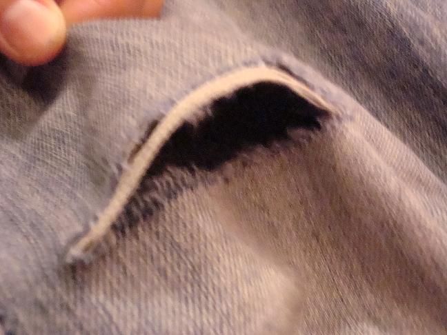 Sew Up Hole in Jeans