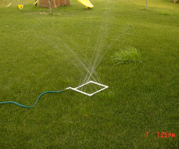 Homemade Water Sprinkler
