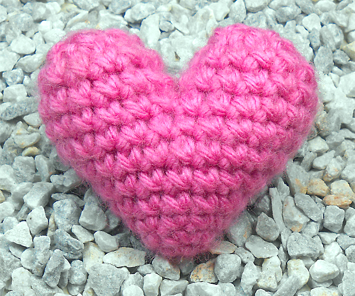 3D "Puffy" Crochet Heart