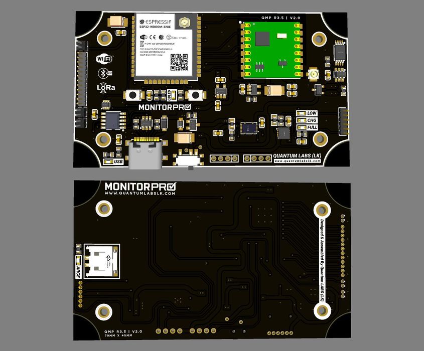 Custom ESP32 LoRa PCB Design