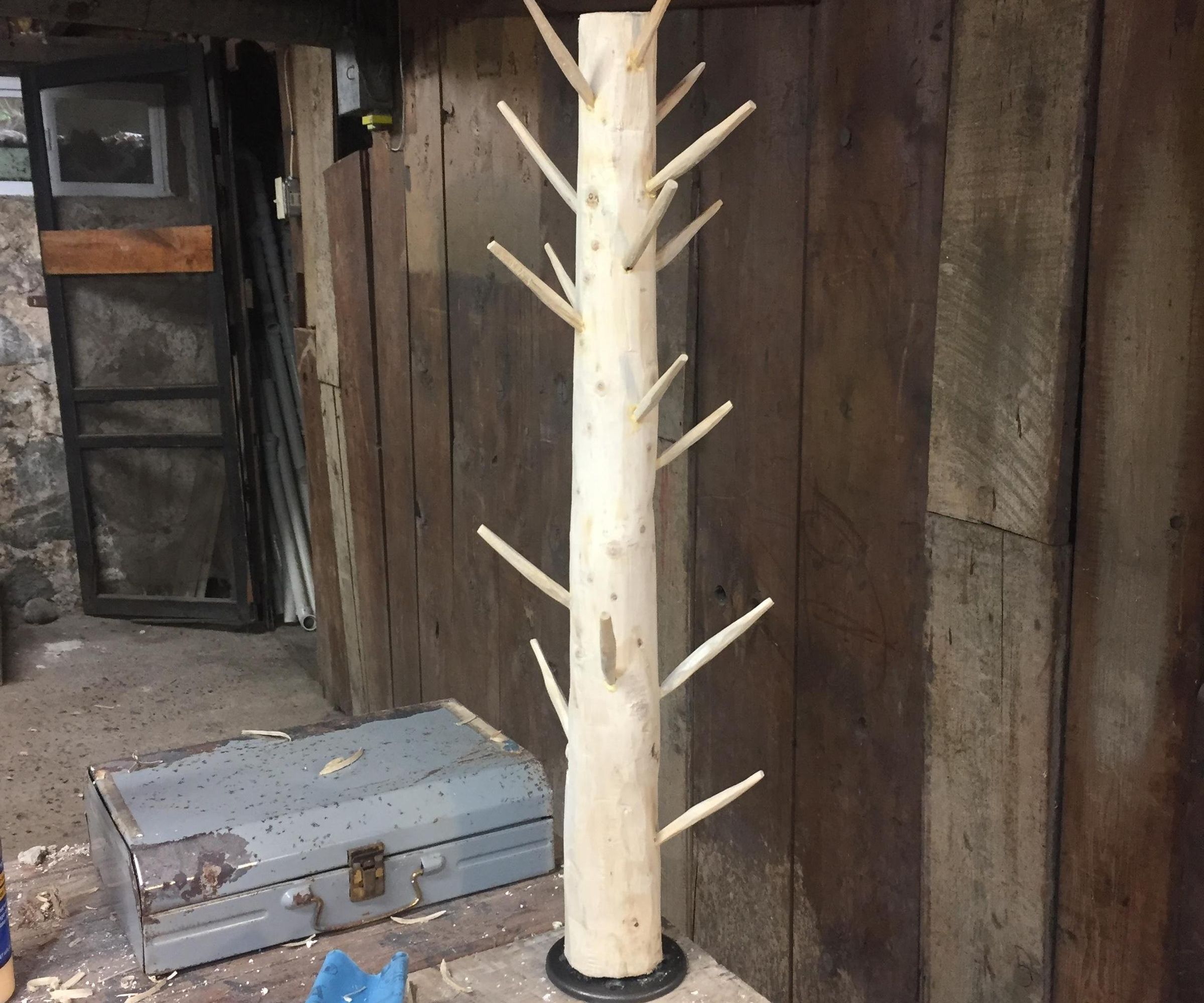 Make a Jewelry/Mask Tree From a Christmas Tree