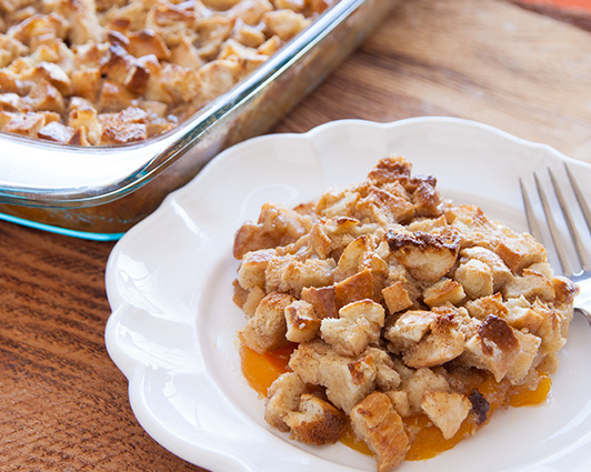 Crusty Peach Cobbler