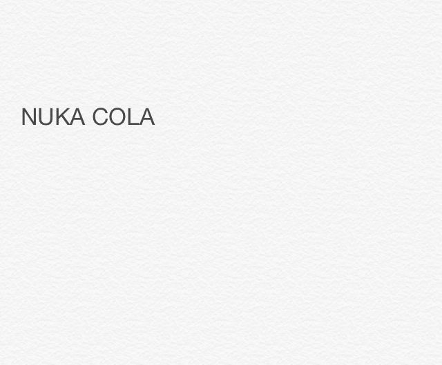 How to Make Nuka Cola