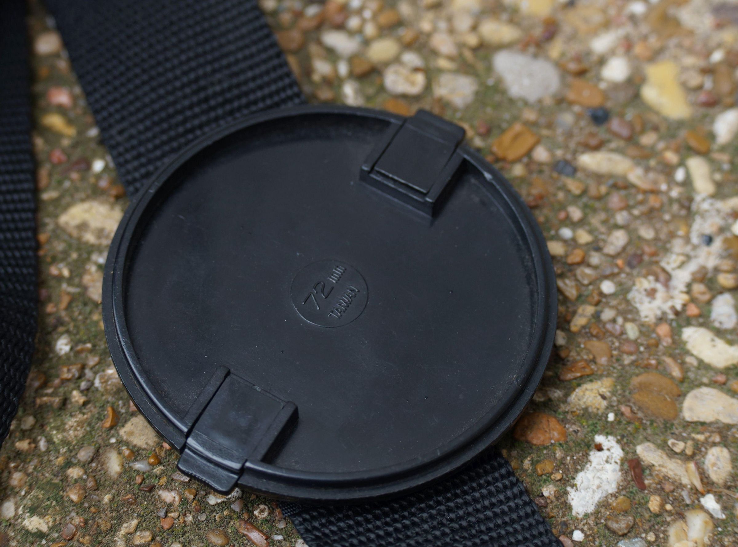 Hook-and-loop Camera Lens Cap Attachment