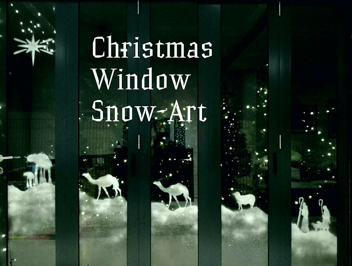 Christmas Window Snowscape