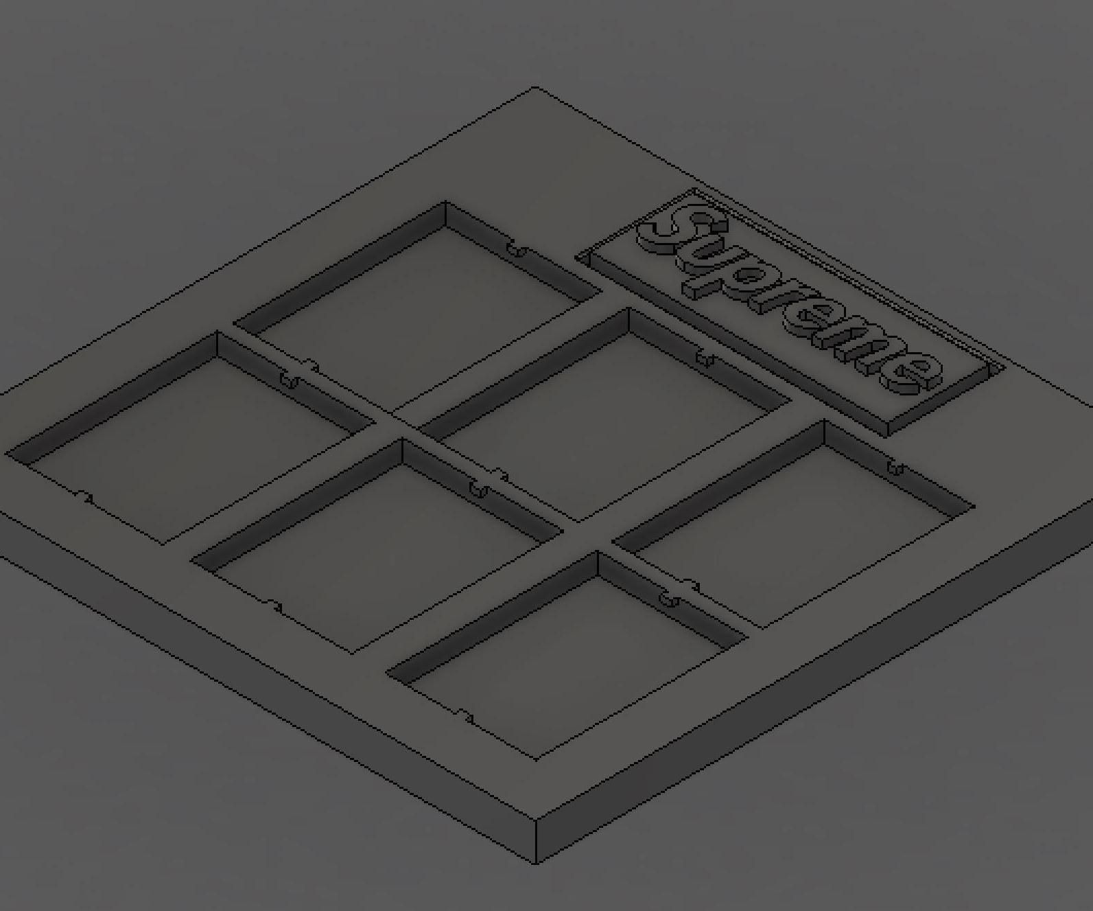 Supreme Sports Card Shelf