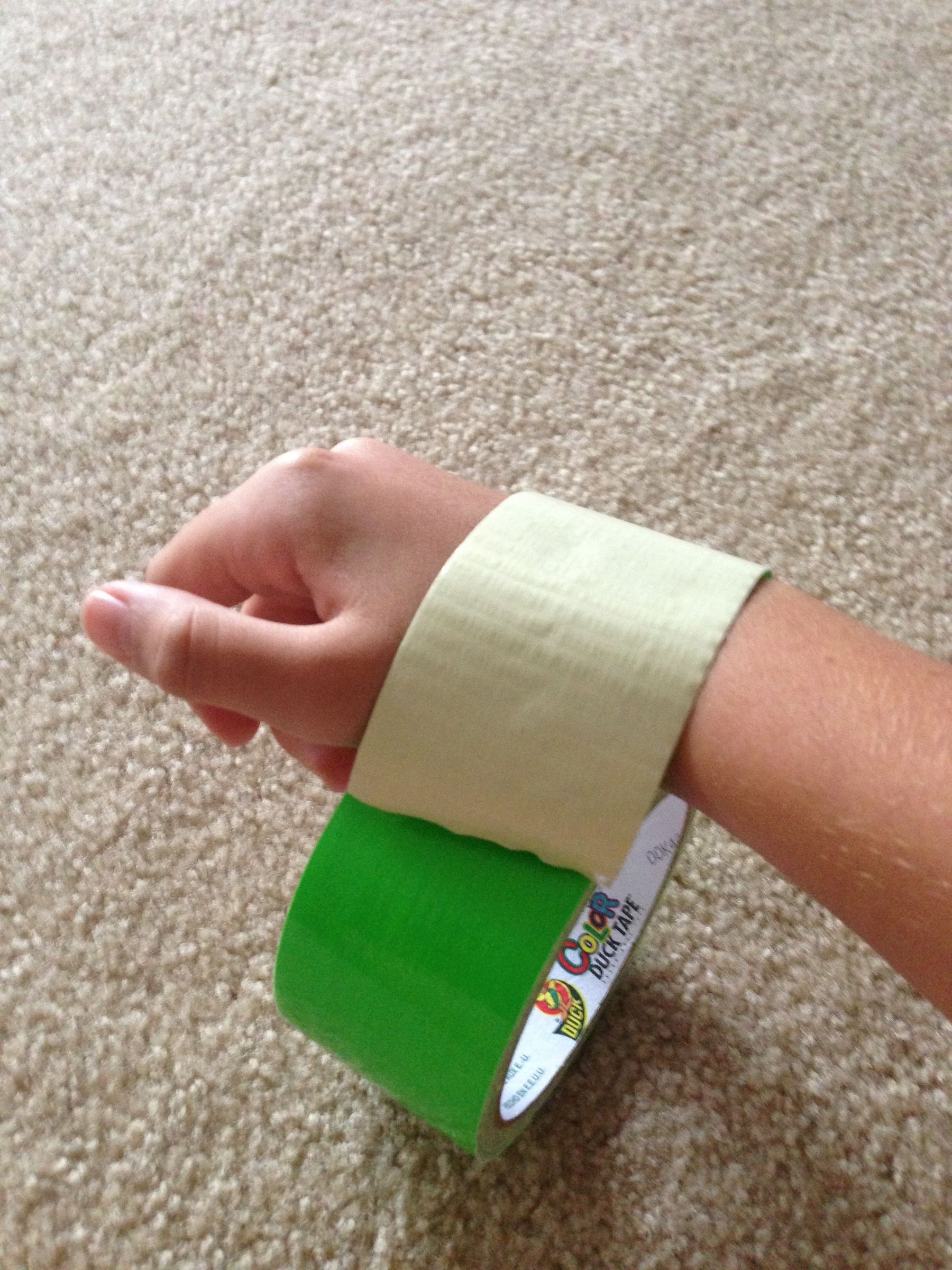 Reversible Duct Tape Bracelet 7 Steps Instructables