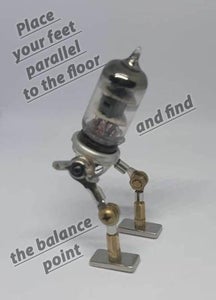 Assembling the Leg From Galvanized Clamps and Brass Posts