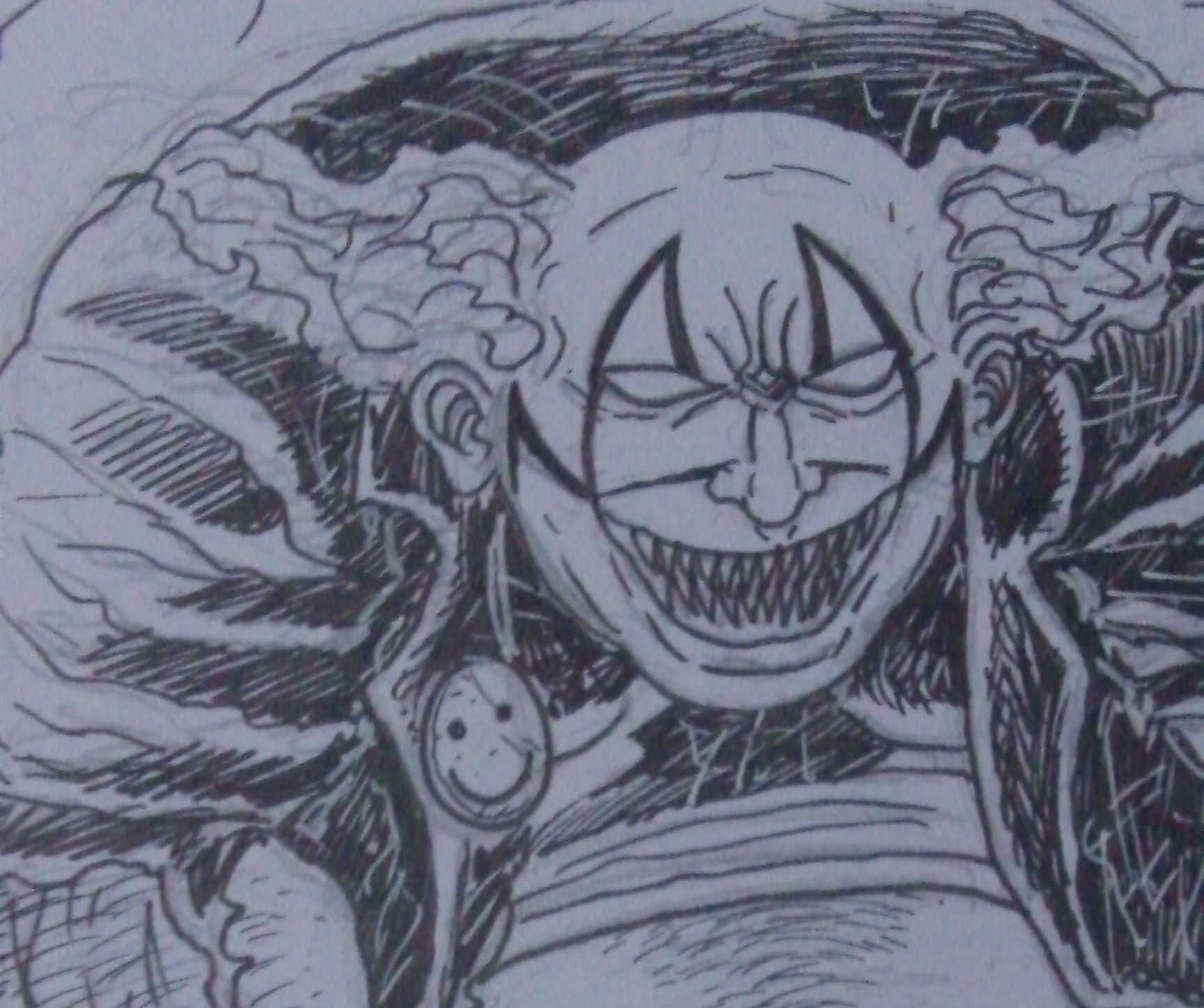 How To Draw The Clown From Spawn