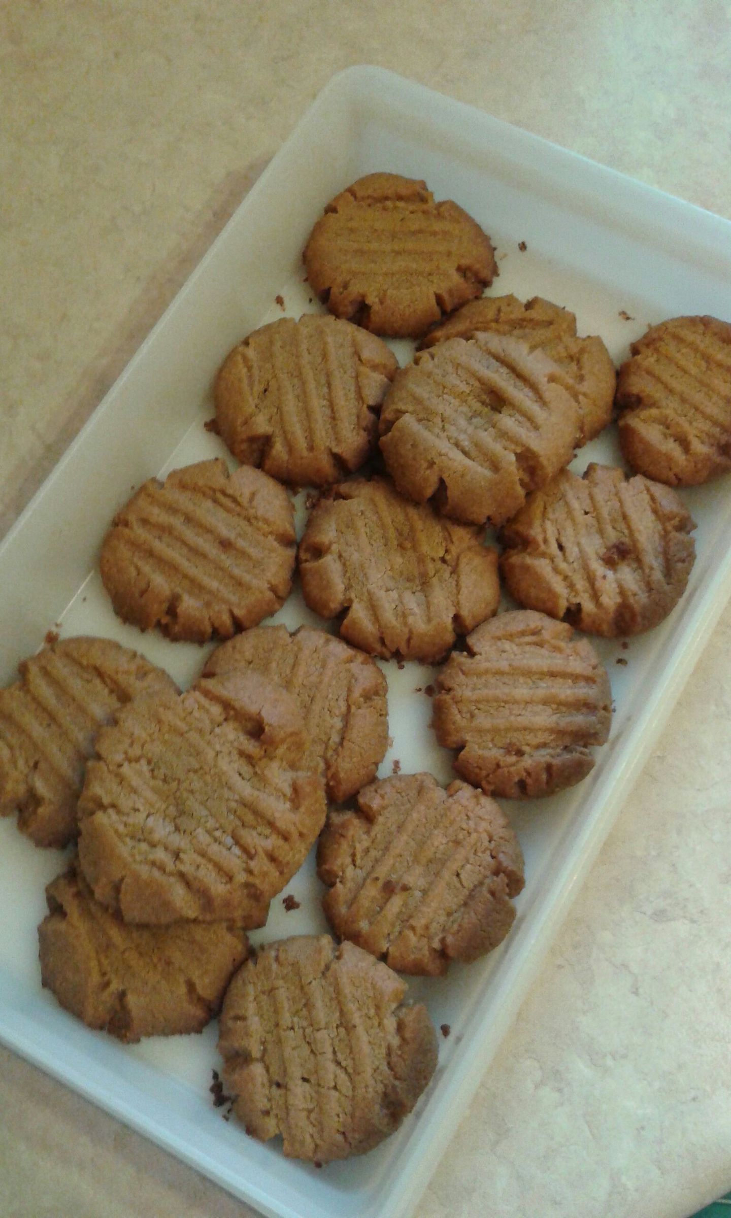 Easy 3 Ingredient Peanut Butter Cookies