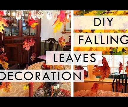 DIY: Falling Leaves Decoration 