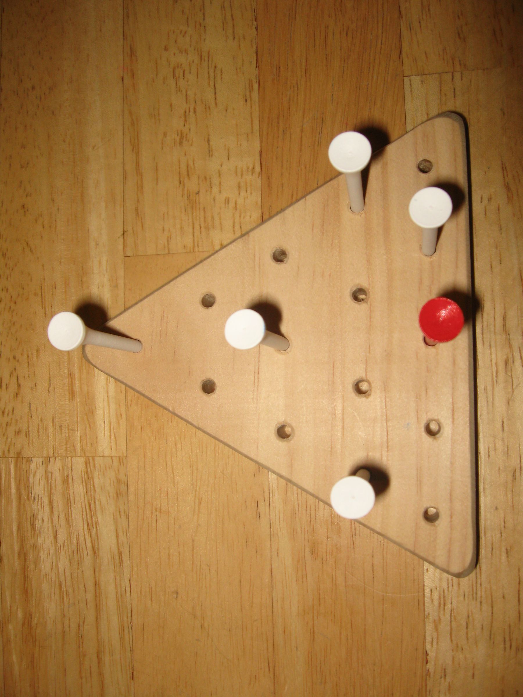 How to Solve the Triangle Peg Game 3 Steps Instructables