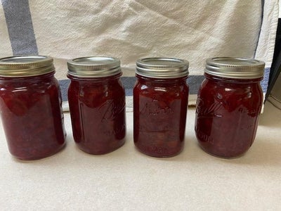 Simple "Strawberry"-Rhubarb Jam
