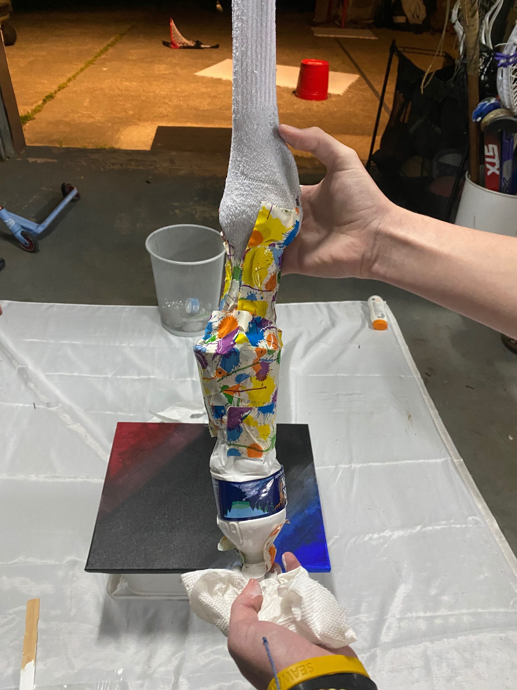 How To Pendulum Painting 4 Steps Instructables