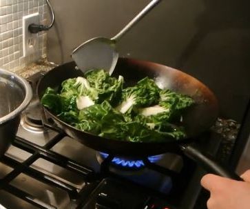 How to Stir Fry (Baby Bok Choy)