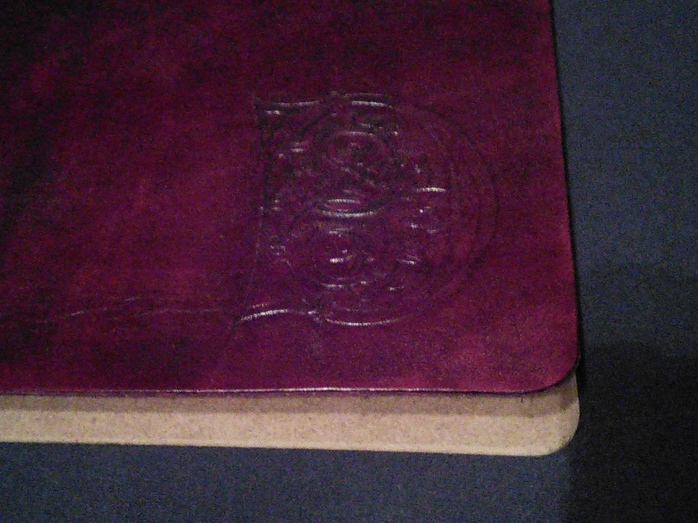 Leather Cover Sketchbook With Hard Back