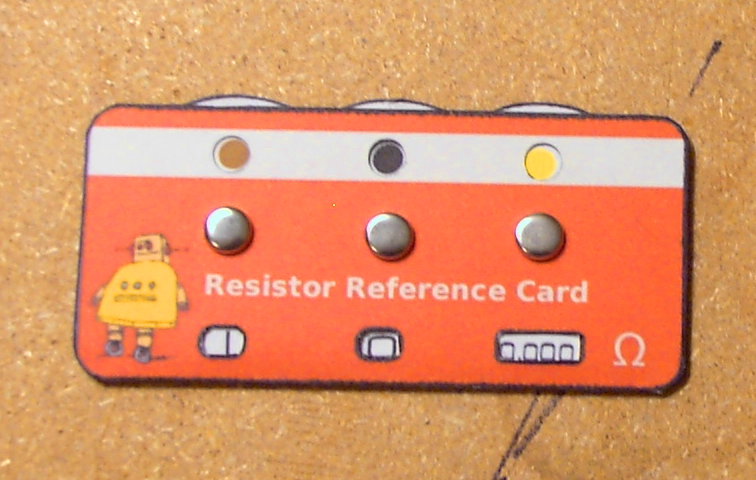Make a Resistor Reference Card