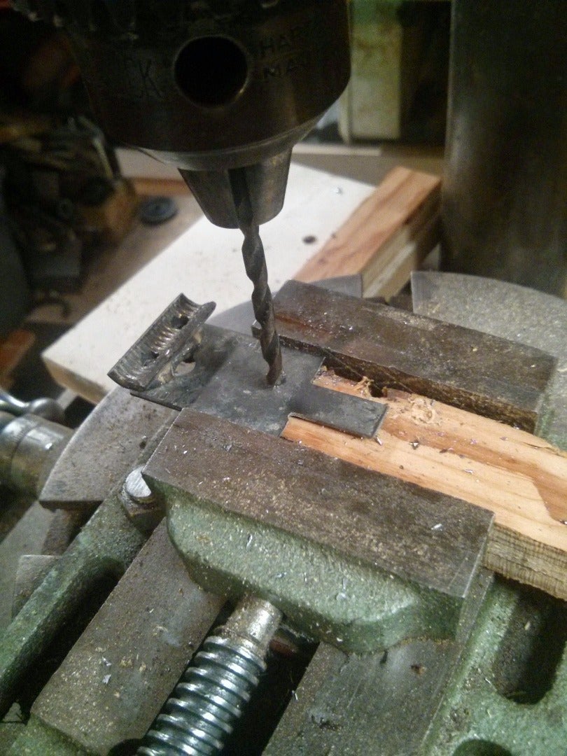 Attach the Half Nut Assembly to the Inside Face of the Fence's T-square