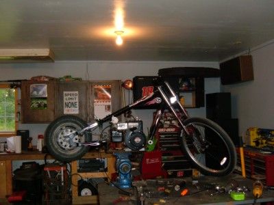Walmart Bicycle Converted to a  Chopper Minibike