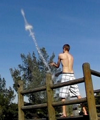 Basic but very effective bottle rockets