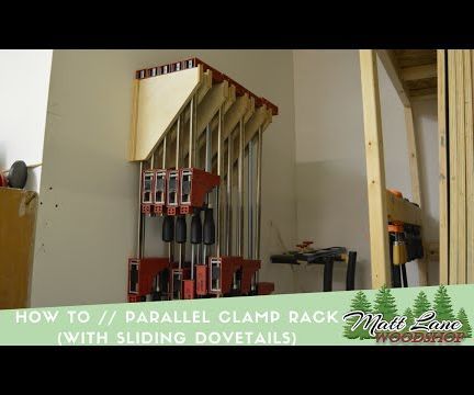 DIY Clamp Rack (with Sliding Dove Tails)