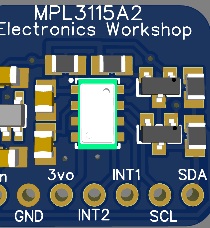 MPL3115A2 Barometric Pressure, Altitude, and Temperature Sensor