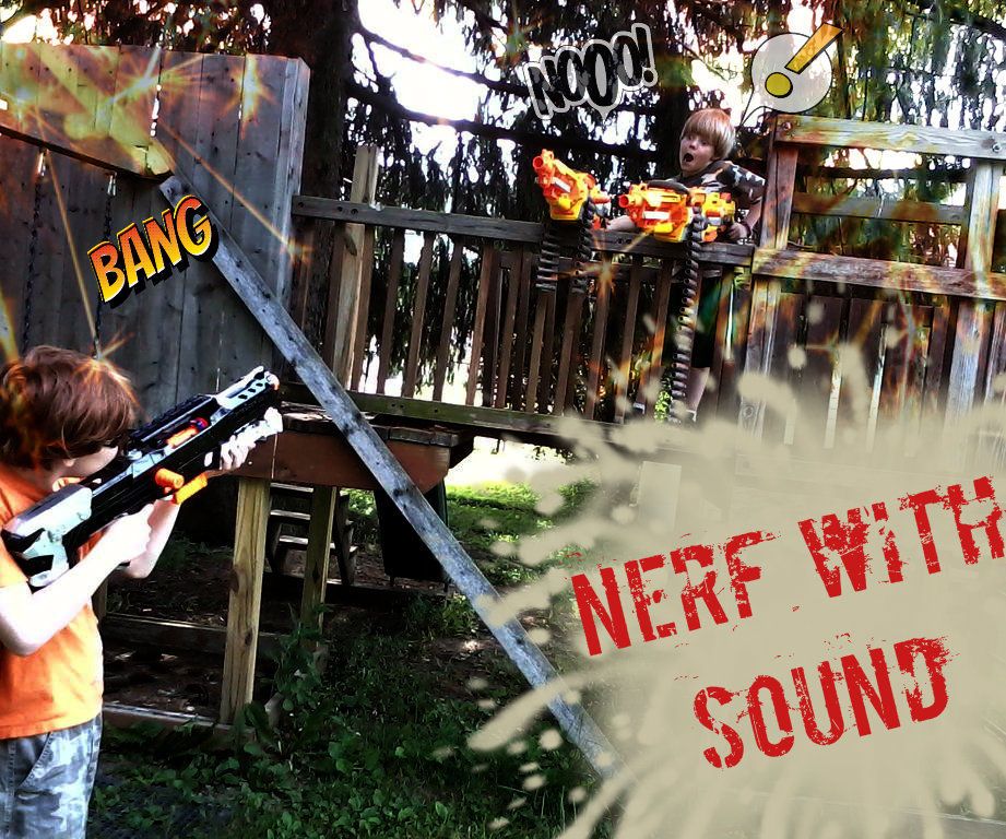 NERF Blaster With Sound FX