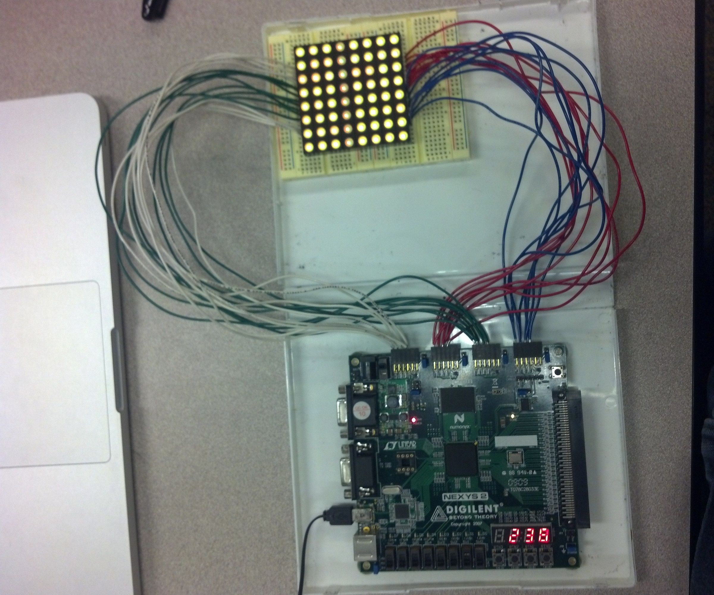 Nexys-2 Light Dodger Game