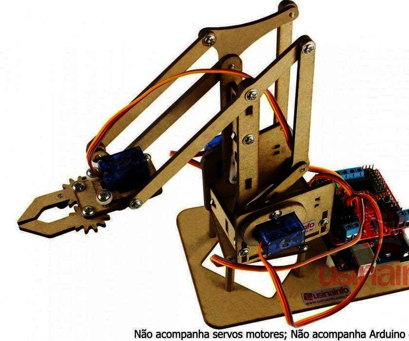 Braço Robô Controlado Por Giroscópio Via Celular