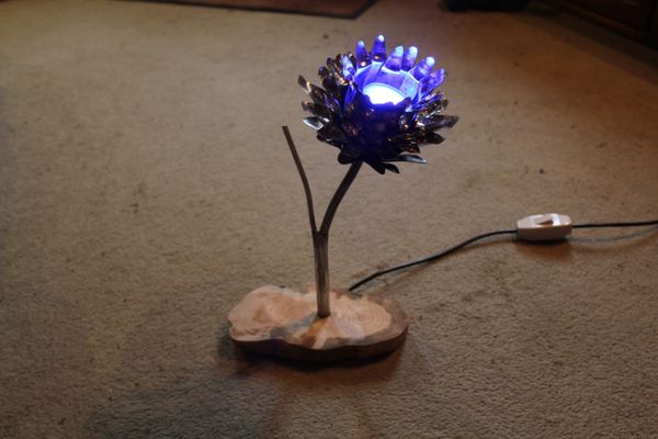 Metal Flower Lamp