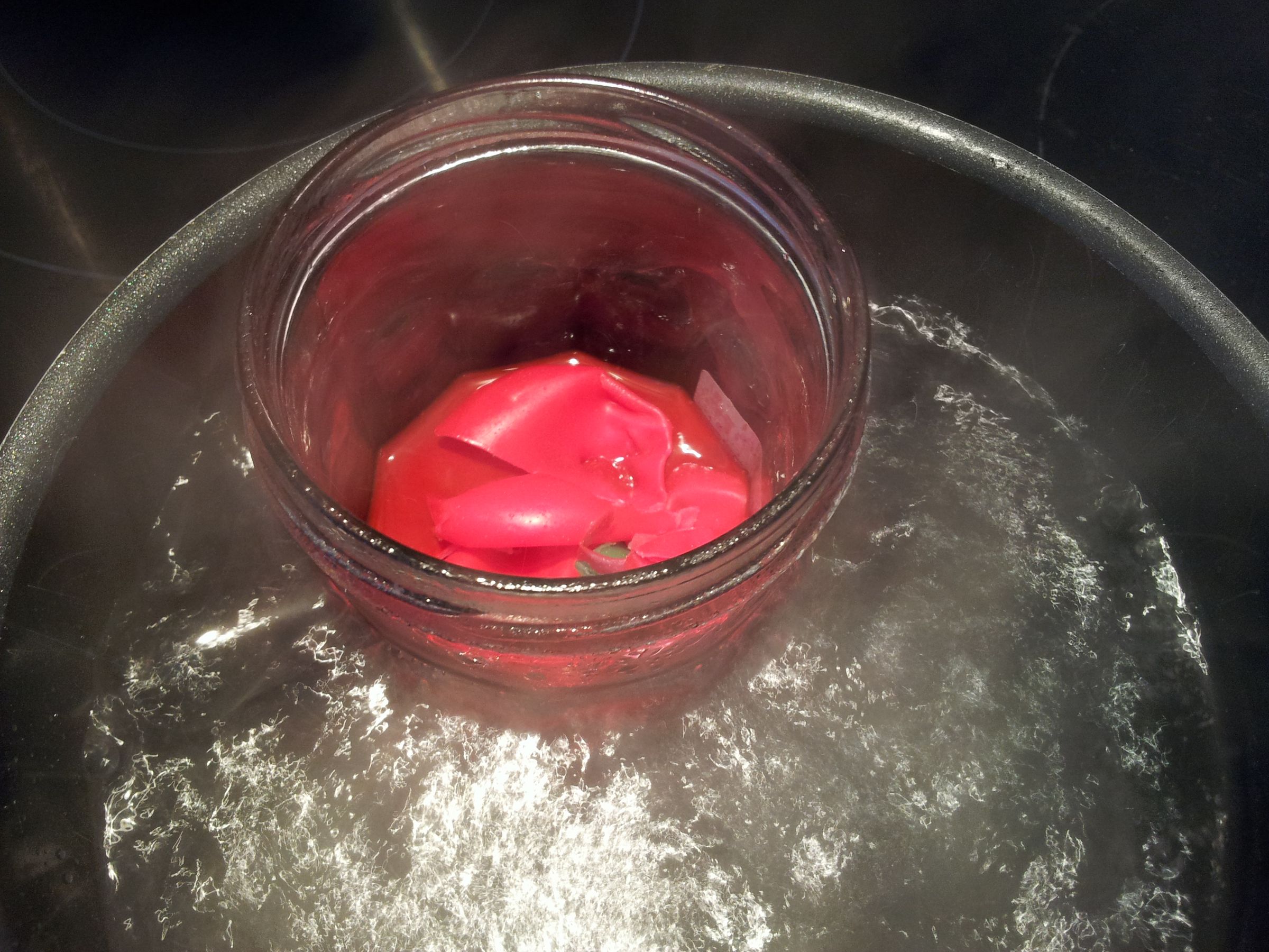 HOW TO MAKE CANDLE WITH BABYBEL WAX / FAIRE DES BOUGIES AVEC LA CIRE DE