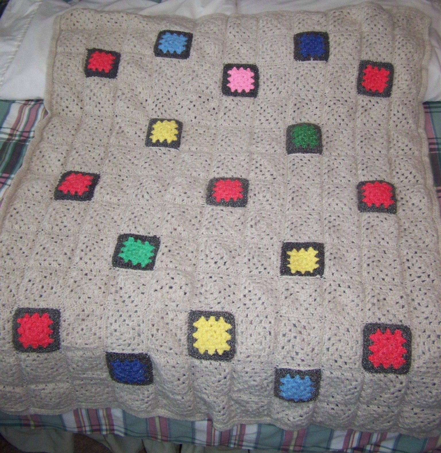 Grandma's Granny Square Afghan