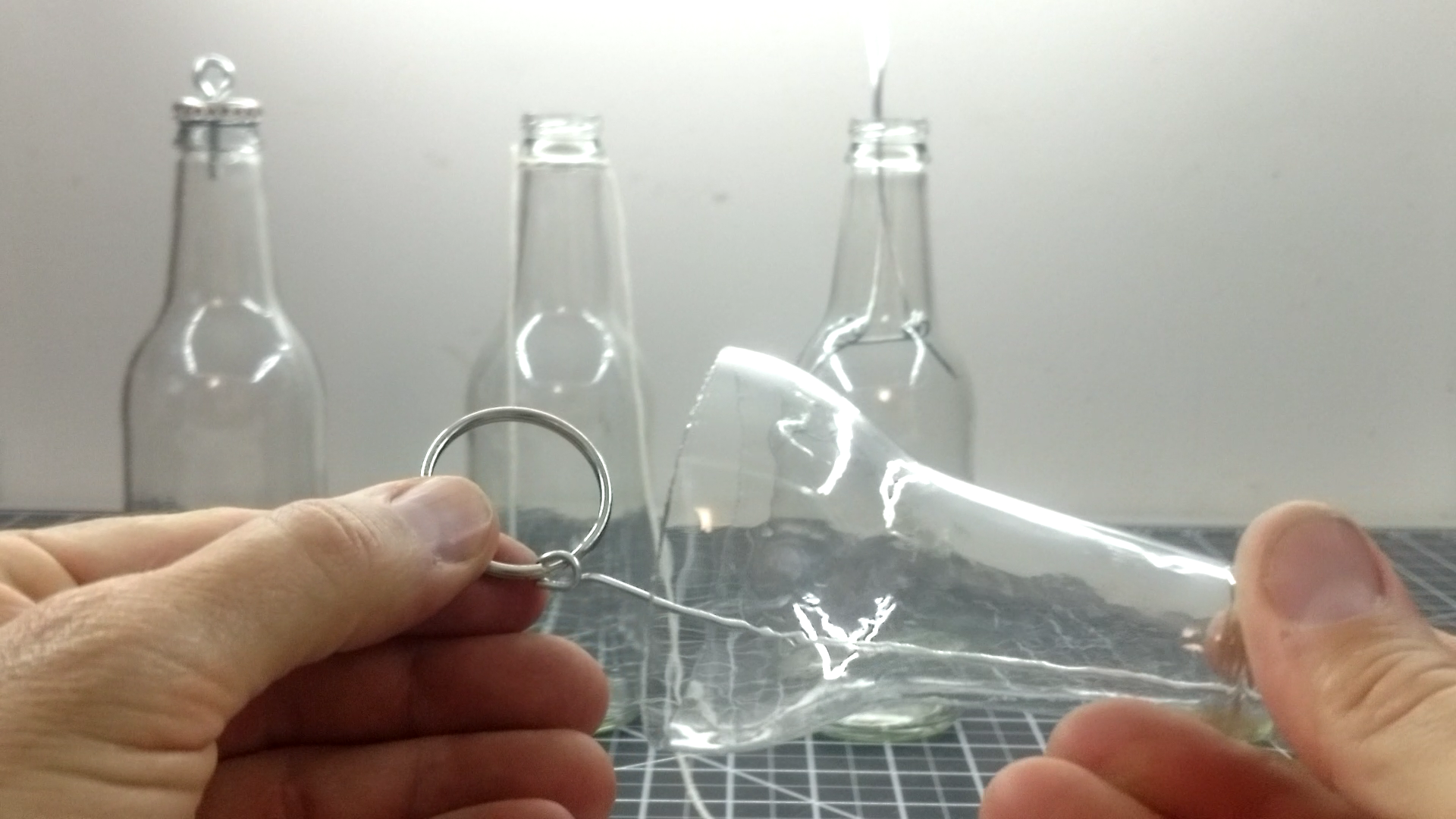 Hang a Glass Bottle 4 Ways 6 Steps Instructables