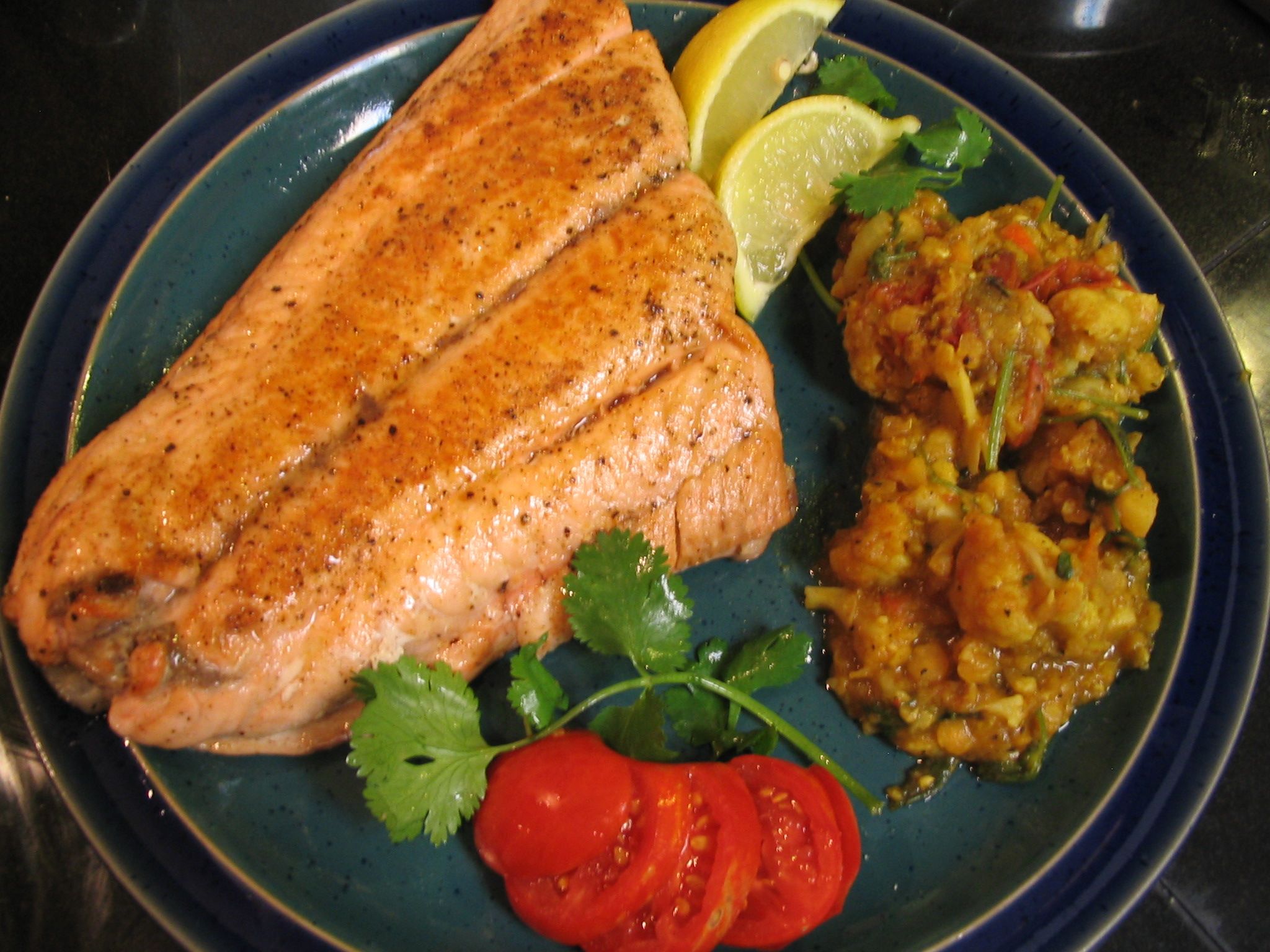 Curried Cauliflower With Red Lentils