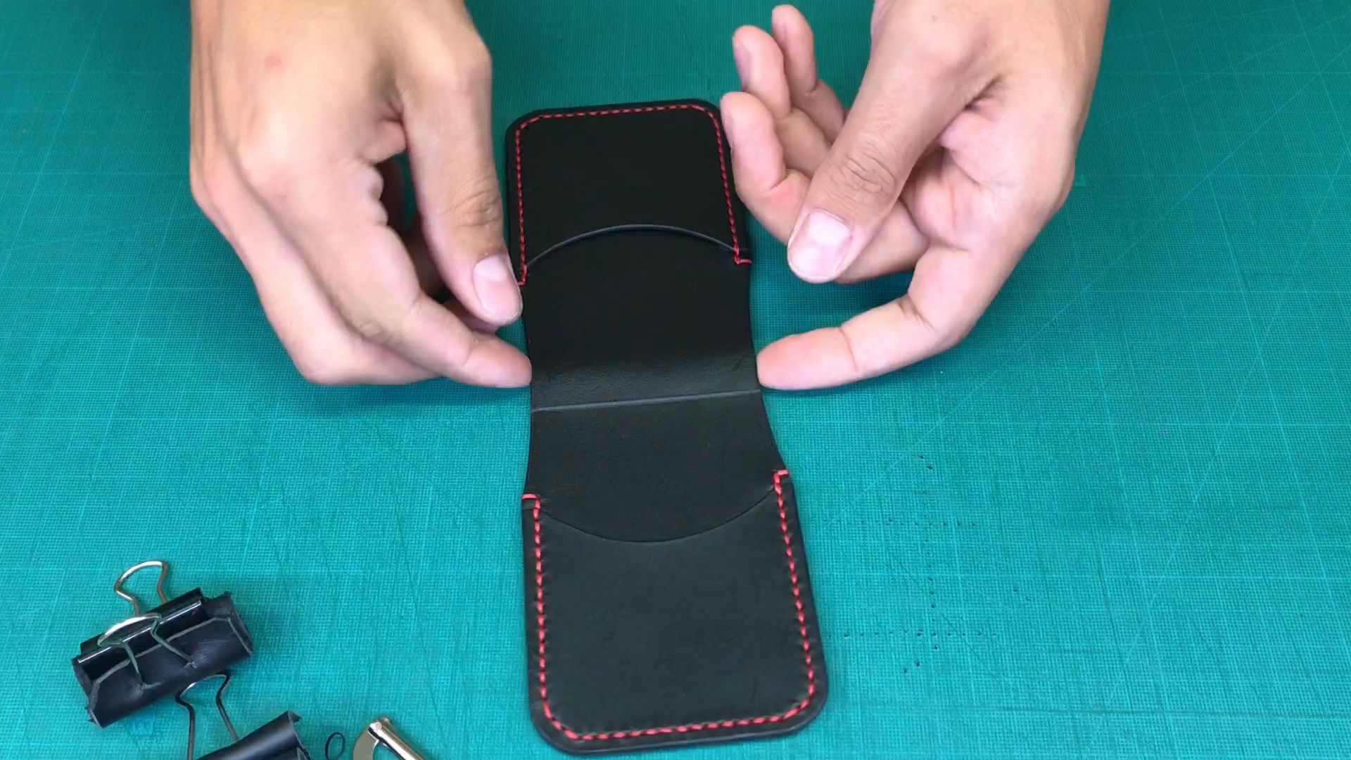 Card Holder / Money Clip From Leather 15 Steps (with Pictures) Instructables