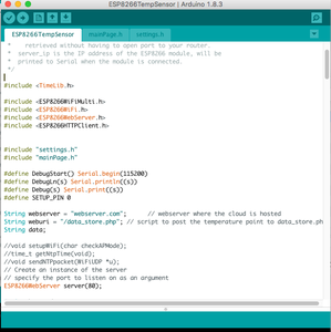 IoT Temperature Sensor With ESP8266 : 6 Steps (with Pictures ...