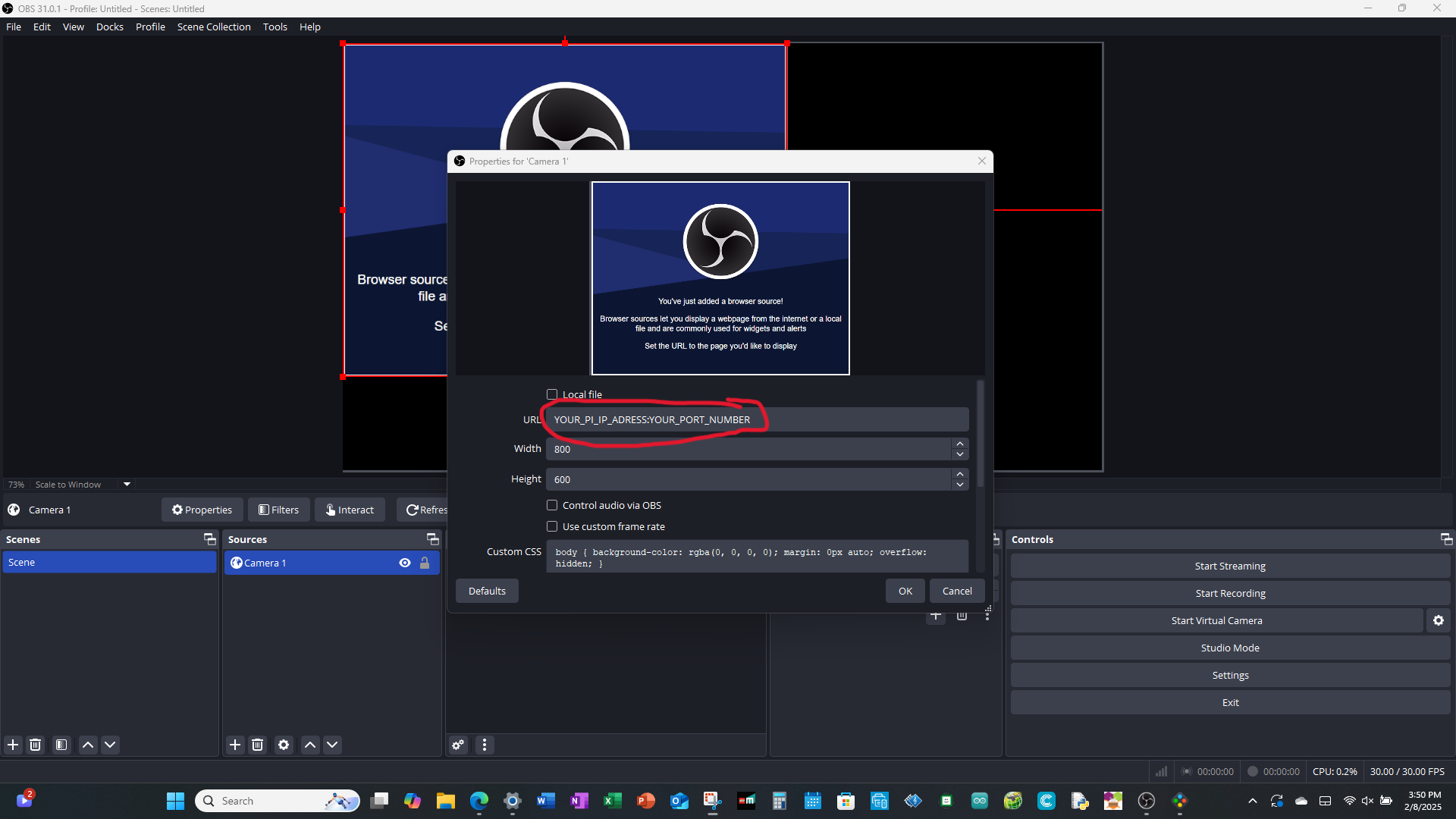 Picture of Raspberry Pi Webcam Server for OBS Streaming : 7 Steps (with Pictures ...