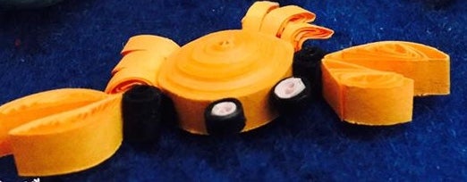 3D Quilled Miniature Crab