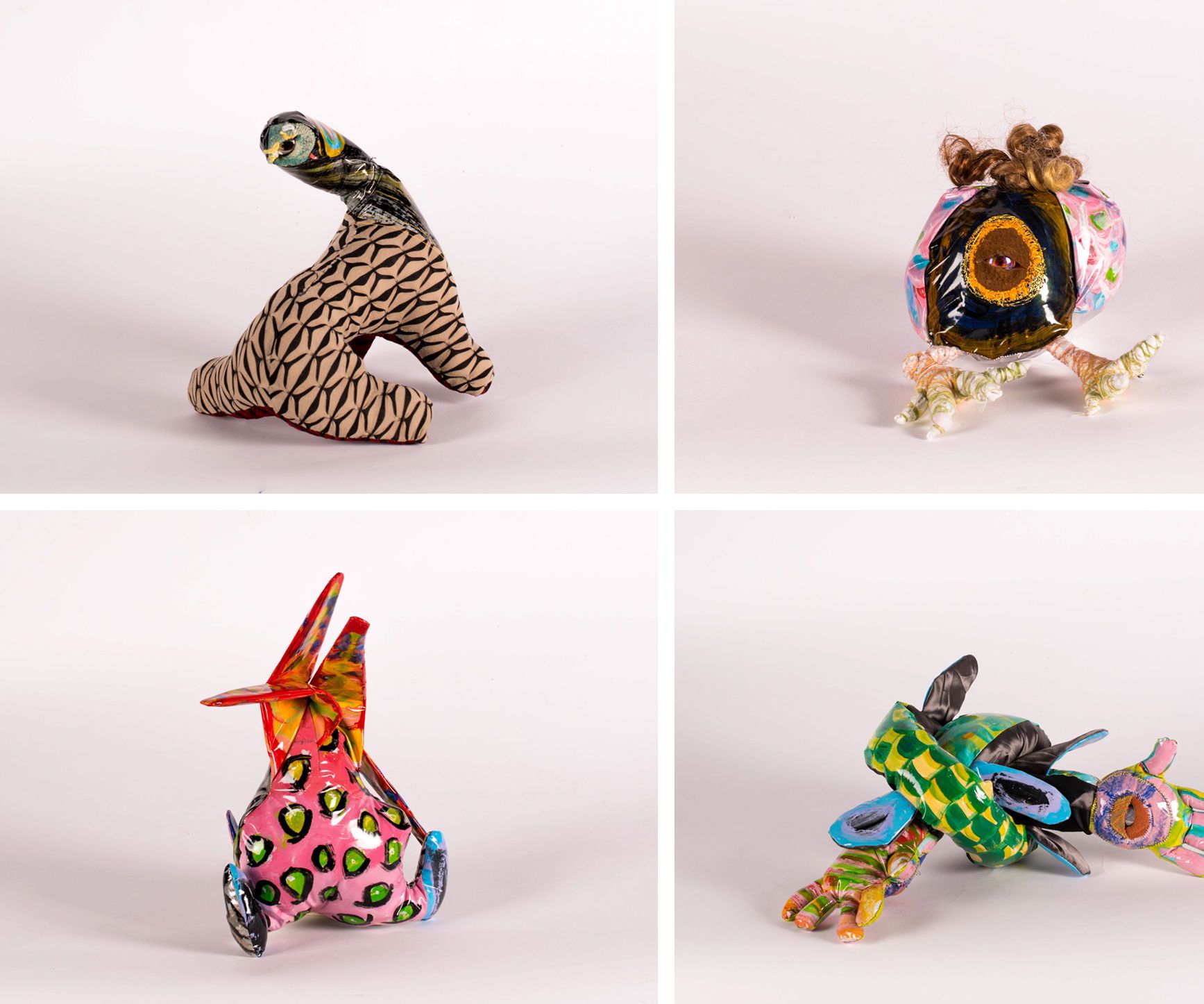 Backwards Painted Vinyl Stuffies