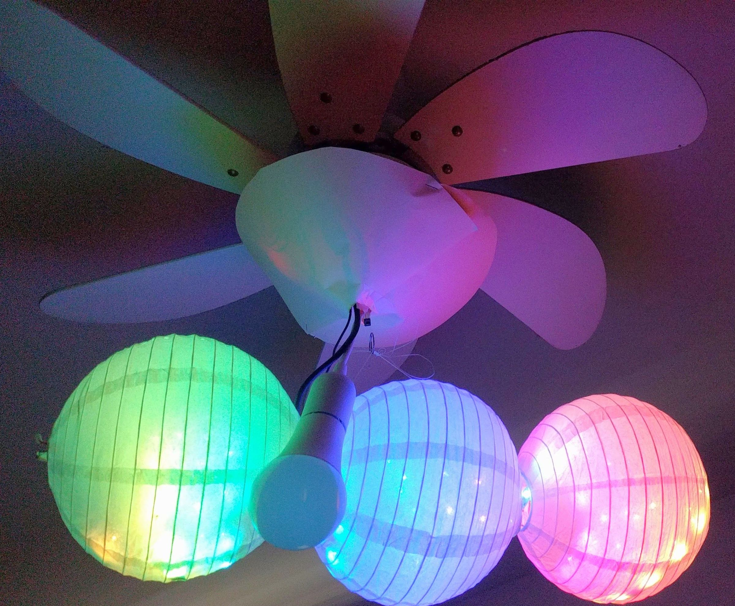 Remote-controlled Animating LED Room Lamp