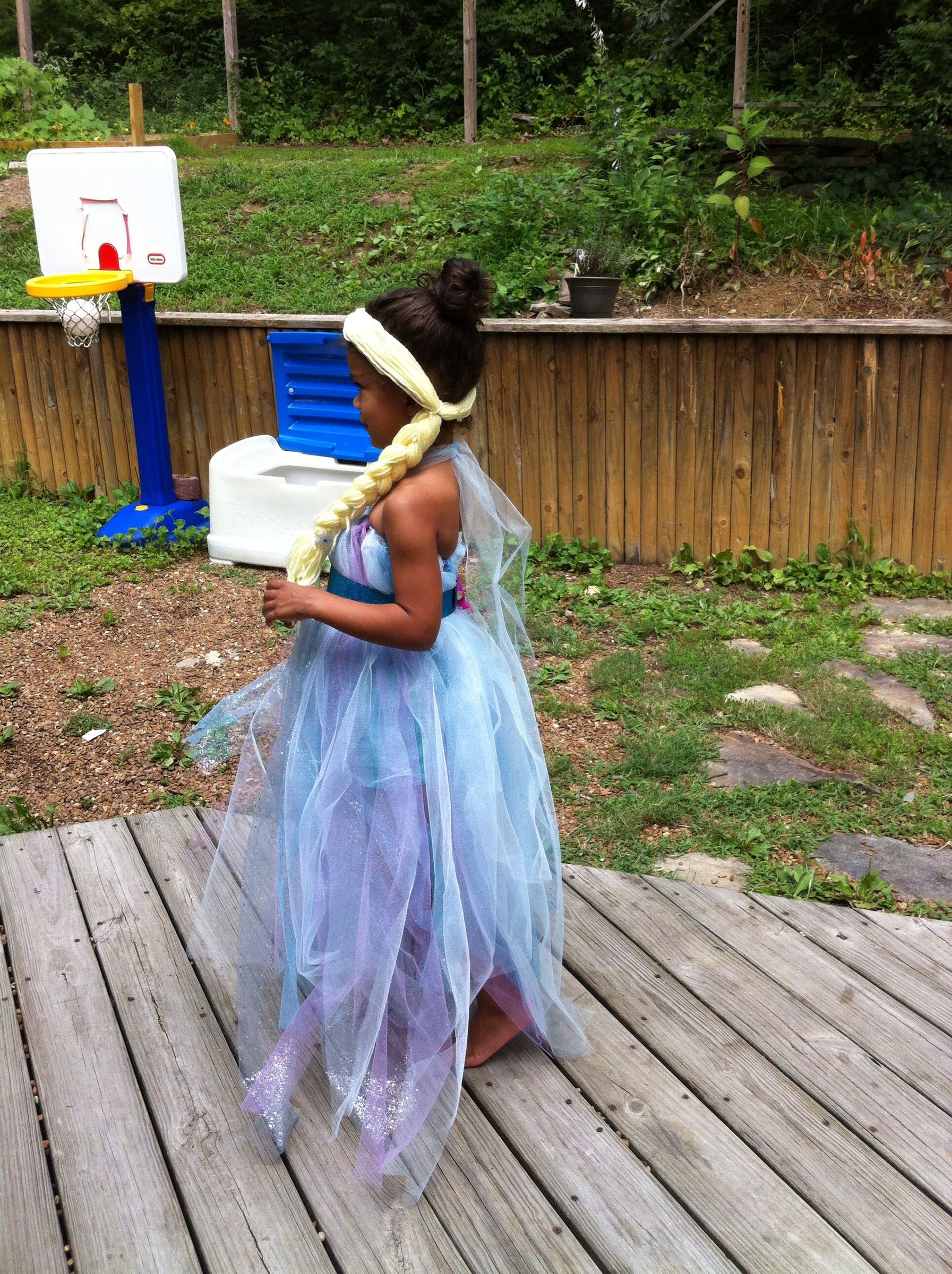 Queen Elsa's Dress and Wig