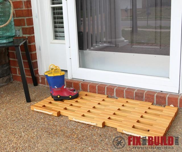 DIY Wooden Doormat