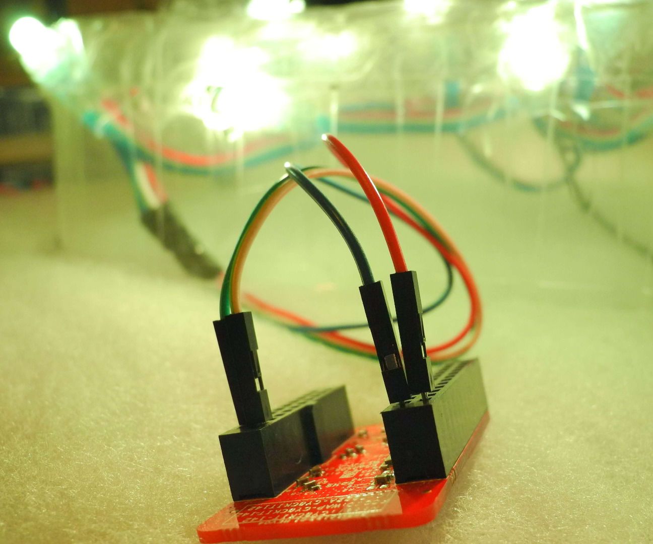 BLE-Controlled WS2801 LEDs