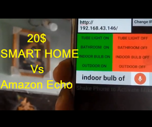 IoT Based 20$ Smart Home Vs Amazon Alexa