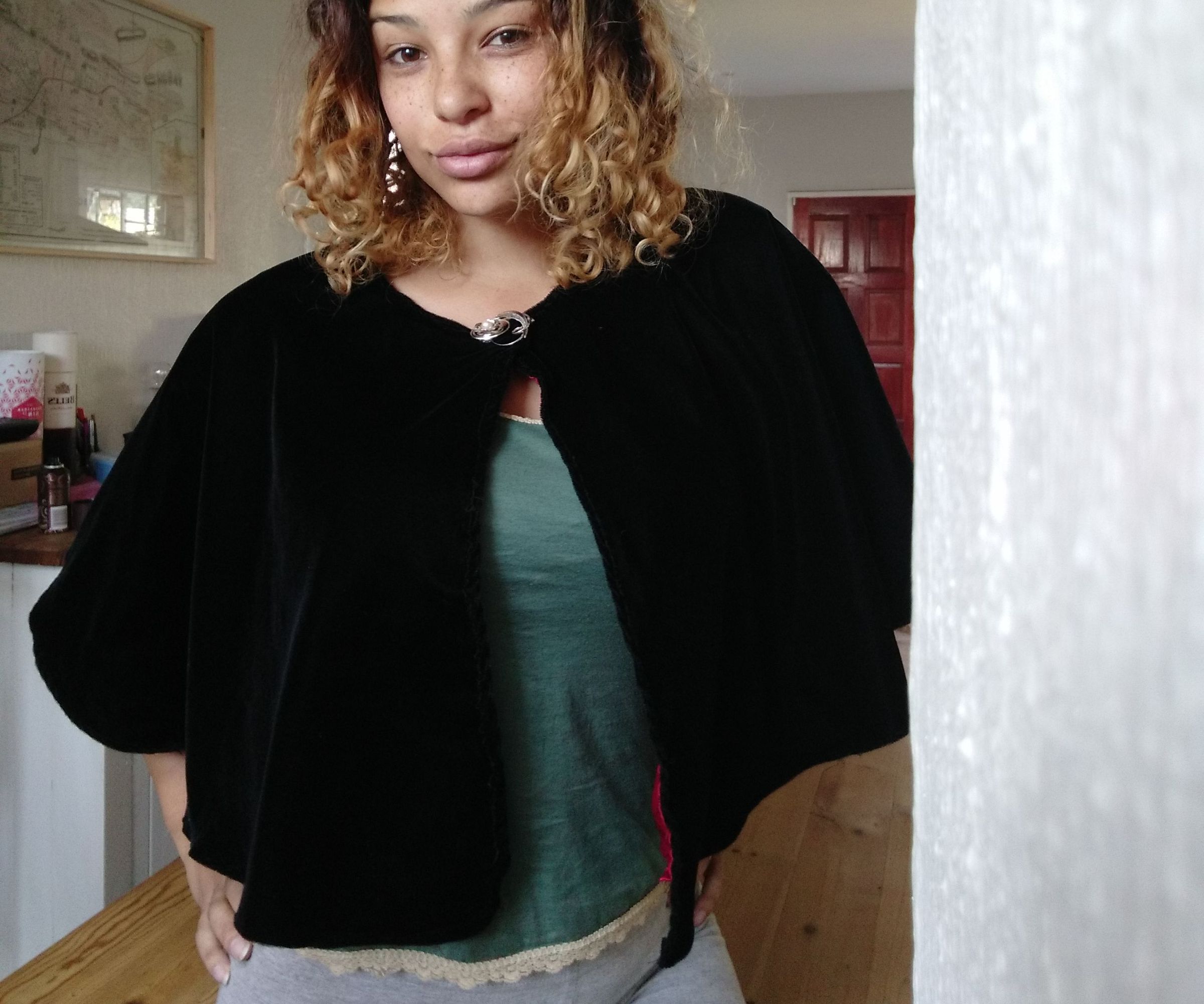 Make a Velvet Capelet