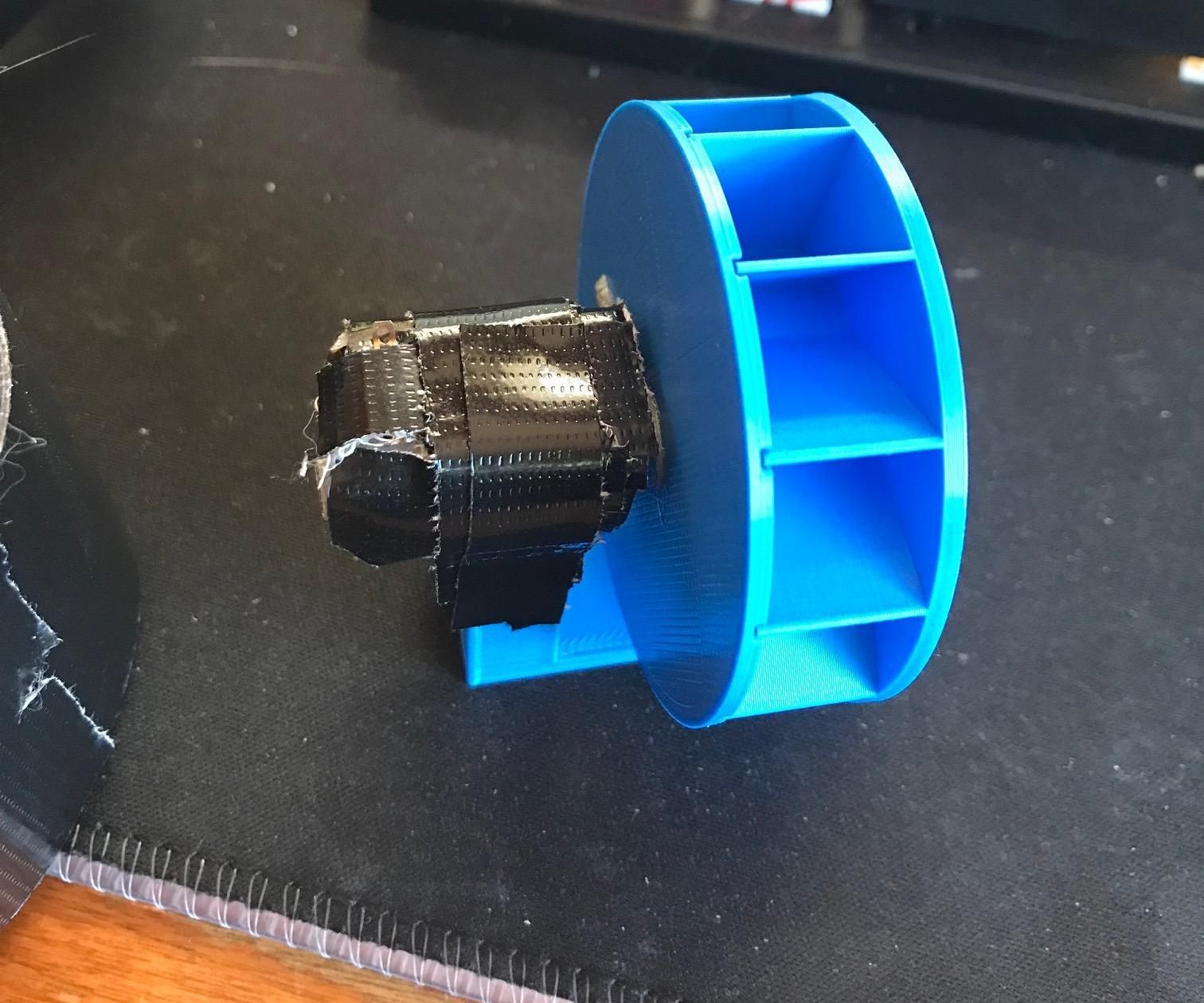 Simple 3D Printed Water Wheel Generator