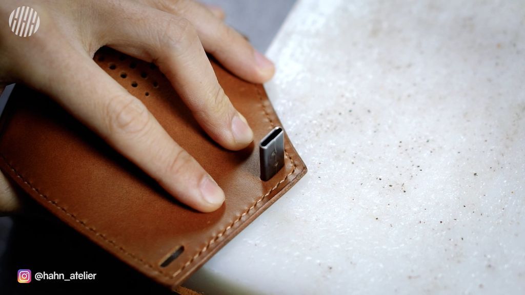 Agujeros de correa perforada