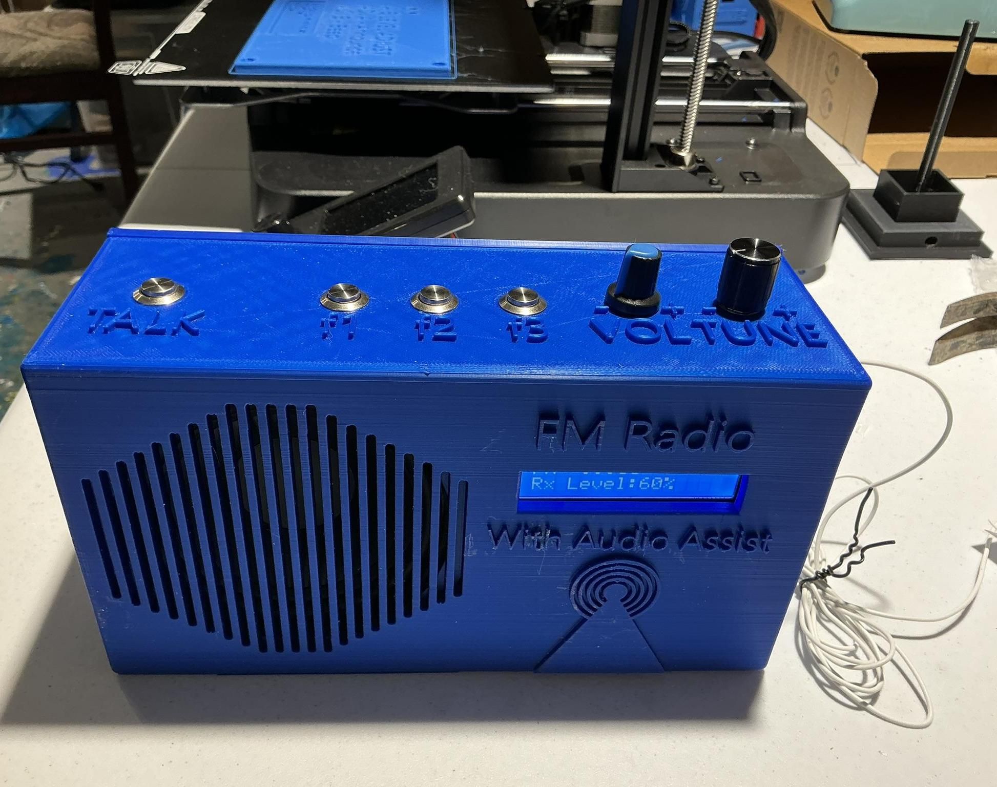 FM Radio With Audio Assist for the Visually Impaired (Version 2.0)
