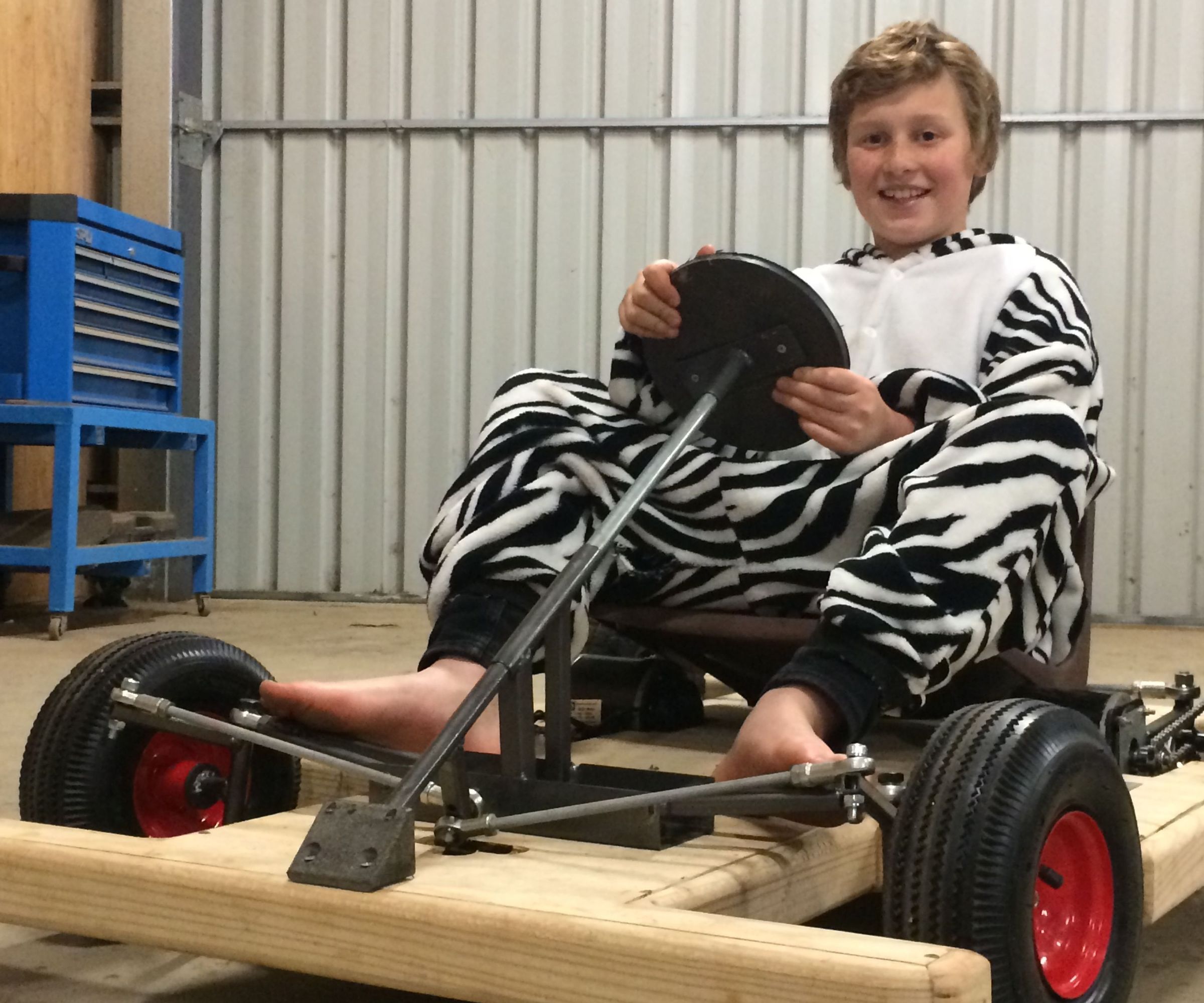 Electric Microkart With Independent Suspension