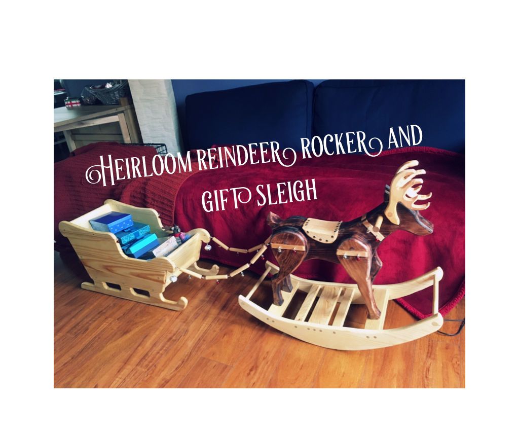 Reindeer and Present Sleigh